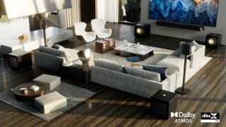 image of dragon quad 12 system in the living room