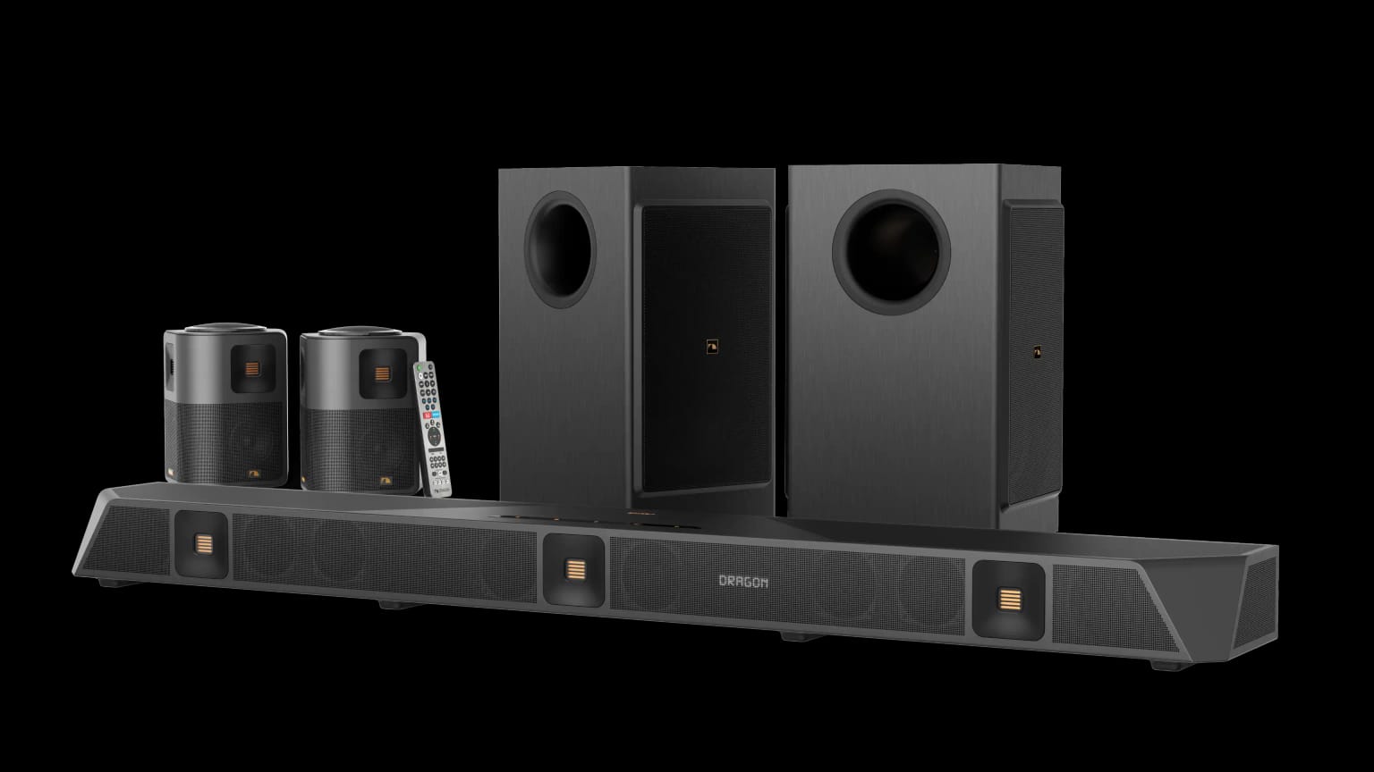 DRAGON with Dual-Opposing 8" Subwoofers