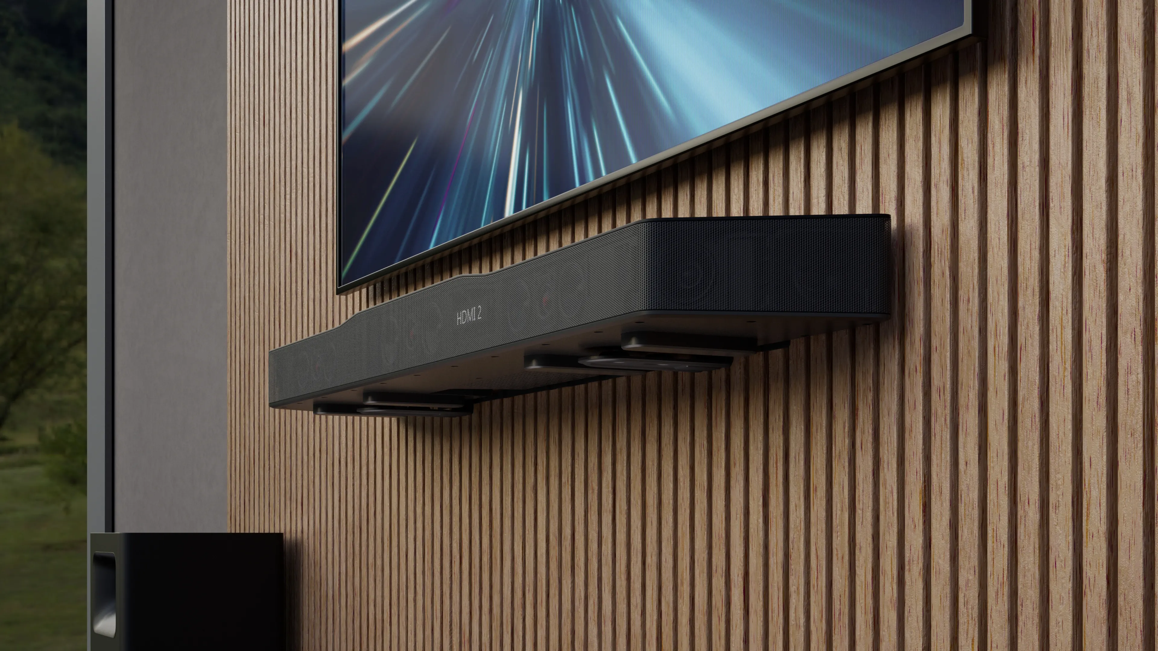 Shockwafe Wireless soundbar wall mount