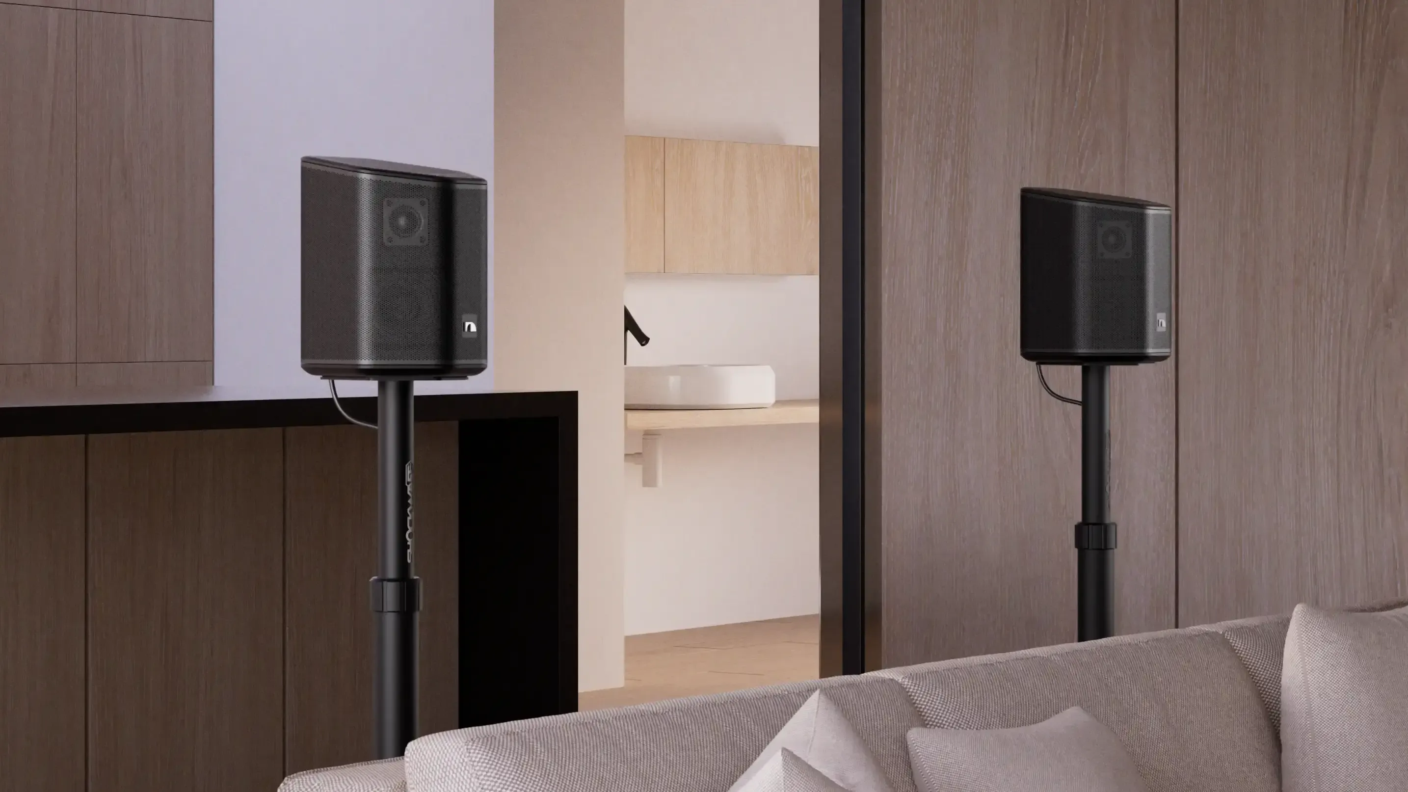 Shockwafe Wireless speaker stands